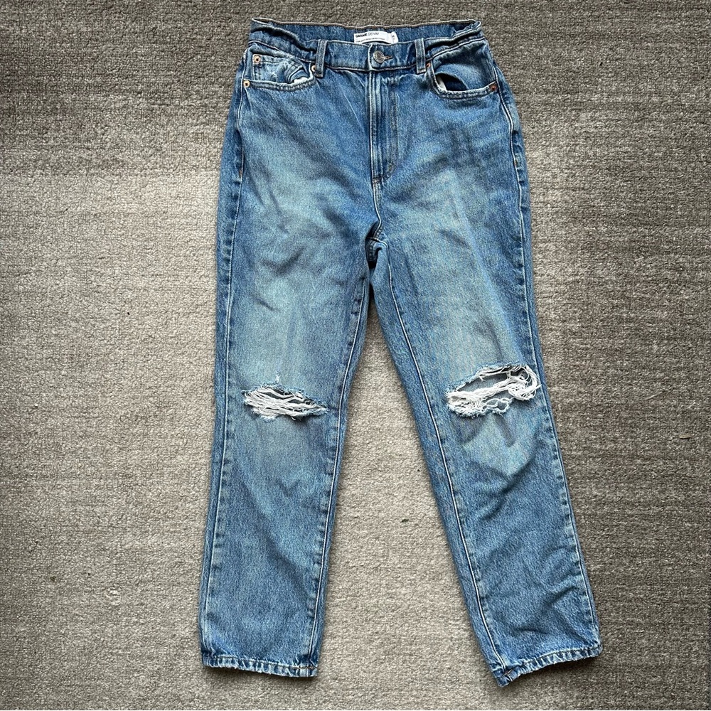 Vintage Straight Garage Denim Jeans
